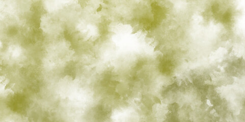 Light green background with clouds,Stylish and beautiful watercolor concept vector design. Grunge abstract background and Vintage paper background  for wallpapers postcard, banner, space Design.