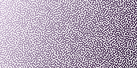 Turing Abstract Pattern. White and purple color diffusion reaction seamless pattern. abstract Reaction-diffusion or Turing pattern suitable for any business. 