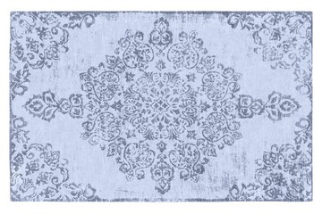 decorative rug for the interior isolated on white background, home decor, 3D illustration, cg render