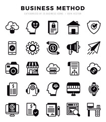 Business Method Icon Bundle 25 Icons for Websites and Apps