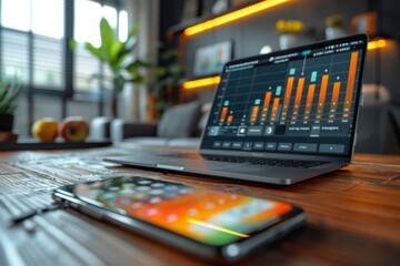 A tablet computer at work, carry around the work partner