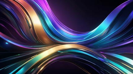 Abstract hi tech background with iridescent colors