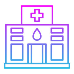 Obraz premium Blood bank Icon