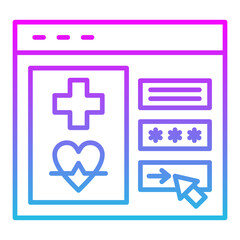 Fototapeta premium Log in Icon