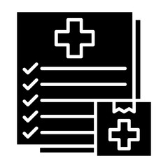 Obraz premium Delivery record Icon