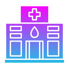 Obraz premium Blood bank Icon