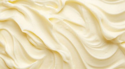 close up of mayonnaise cream texture as background