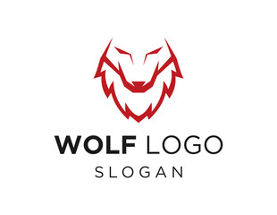 The logo design is about Wolf and was created using the Corel Draw 2018 application with a white background.
