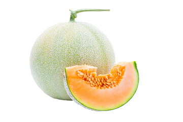 Melon fruit on a file png