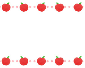 Cute Apples Background　①