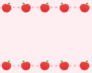 Cute Apples Background　③