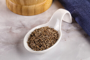 Zeera seeds in the bowl