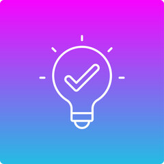 Fototapeta premium Idea Icon