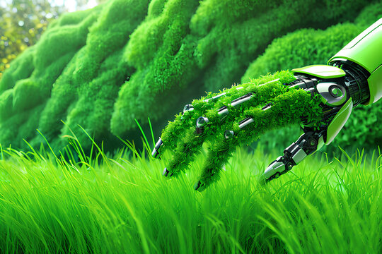 Green technology conceptual design robotic hand