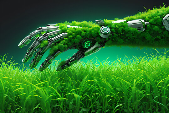 Green technology conceptual design robotic hand