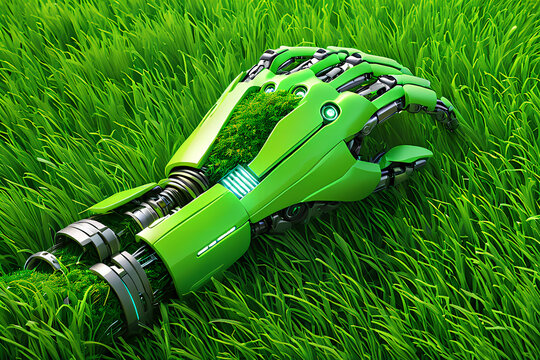 Green technology conceptual design robotic hand