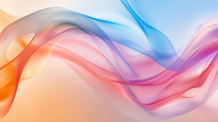Fototapeta premium abstract 3D wavy background.