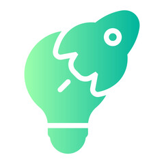 creative mind gradient icon