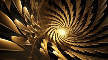 Fabulous fractal moving optical illusion background