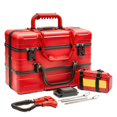 Roadside Assistance Kits isolated on transparent background