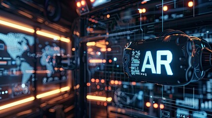 ar augmented reality technology with text