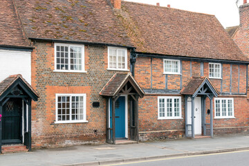 Old cottages in Aylesbury End,