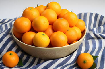 bowl of oranges