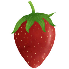 Strawberry, Strawberries with strawberry leaf, Red ripe strawberry fruits