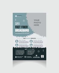 broadband internet flyer 
