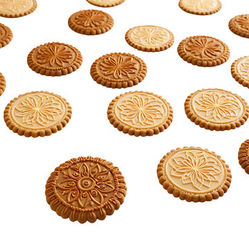 Cookies image isolated on a transparent background PNG photo