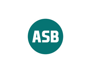 ASB Logo design vector template