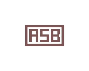 ASB Logo design vector template