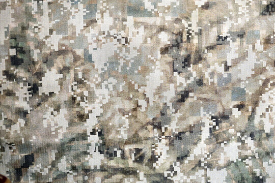 Stoff mit Tarnmuster - camouflage tissue