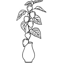 poison heart flower in a jar svg png