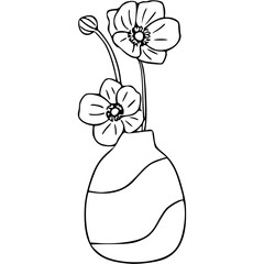 flower in a jar svg png