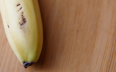 Banana on a wooden background
