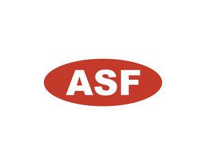 ASF logo design vector template