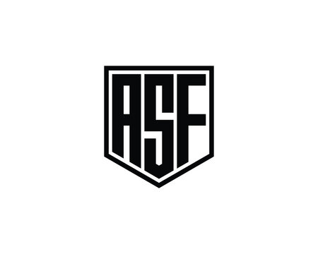 ASF logo design vector template