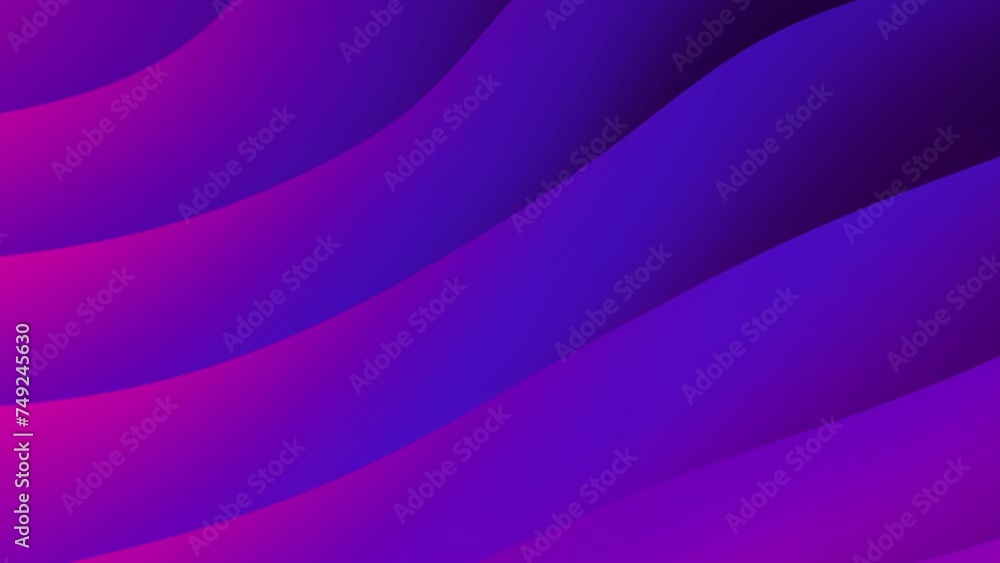 Poster abstract background with colored wavy lines. 4k video for your project.