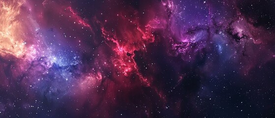 A deep space nebula stars forming colors cosmic beauty 4 - obrazy, fototapety, plakaty