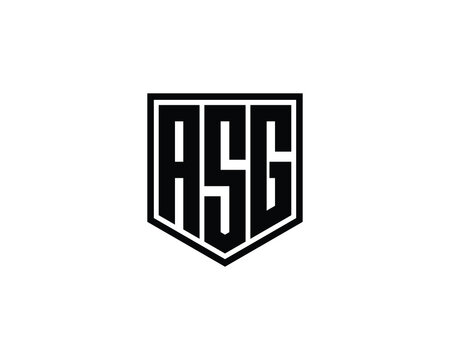 ASG Logo design vector template