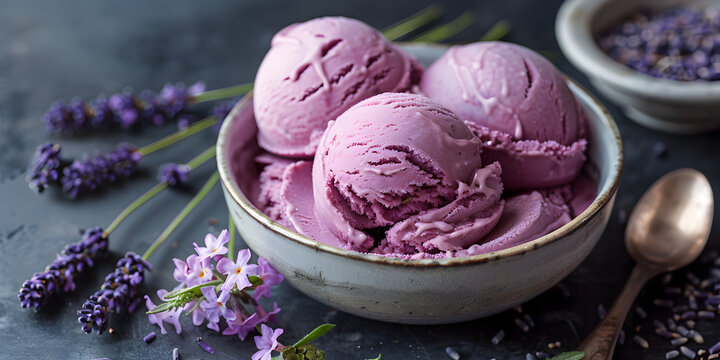 Purple ice cream,BLUEBERRY SOUR CREAM ICE CREAM.