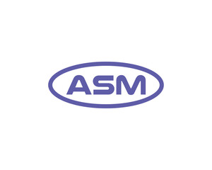 ASM logo design vector template