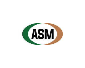 ASM logo design vector template