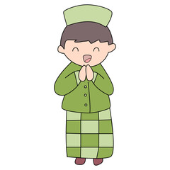 Doddle Eid Al Fitr Celebration Element Illustration