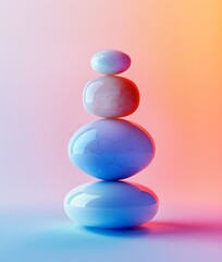 the concept of balance in style for psychological magazine 