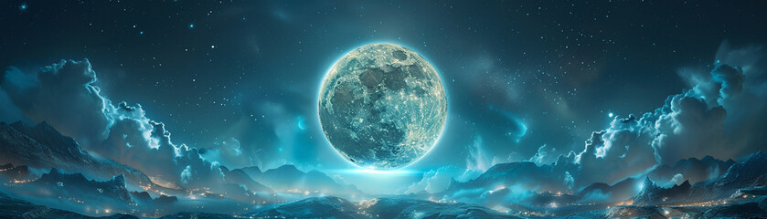 Mystical warlocks safeguarding blockchain secrets digital fortress shimmering in moonlight