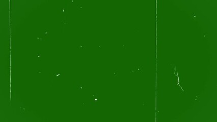 old film grain overlay green screen
