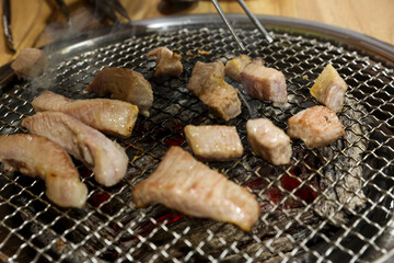 Korea bbq. pork shoulder butt. pork neck