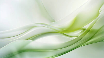 abstract green wavy St Patrick's Day background.
